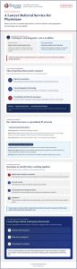 Lawyer Referral Service for Physicians: Building a Professional PI Network